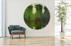 « Selvas de hierro verdes N12 » de Calo Carratalá, peinture représentant un paysage amazonien