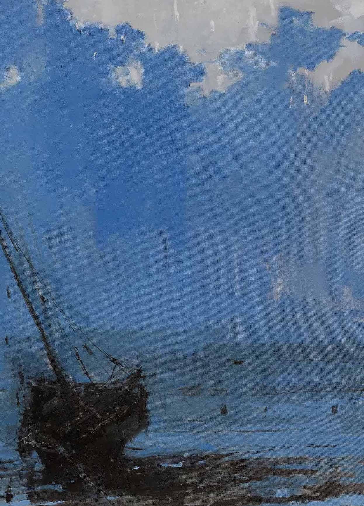 Todo avanza hacia su final V von Calo Carratalá - Landschaftsmalerei, Tansania im Angebot 5