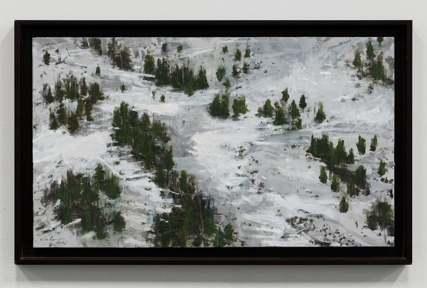 Trees in Baqueira by Calo Carratalá - snow, landscape, mountains For Sale 1