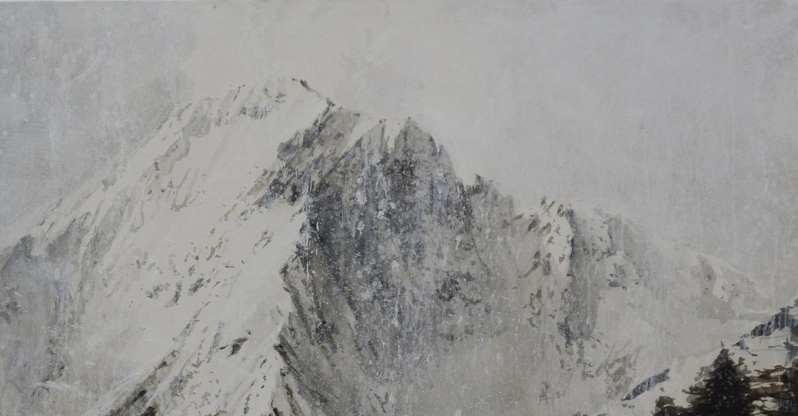 Watercolour Benasque 2 - Mountain Landscape Painting 1