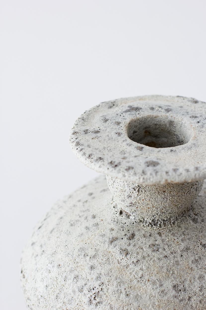 Spanish Cálpide Granito Stoneware Vase by Raquel Vidal and Pedro Paz