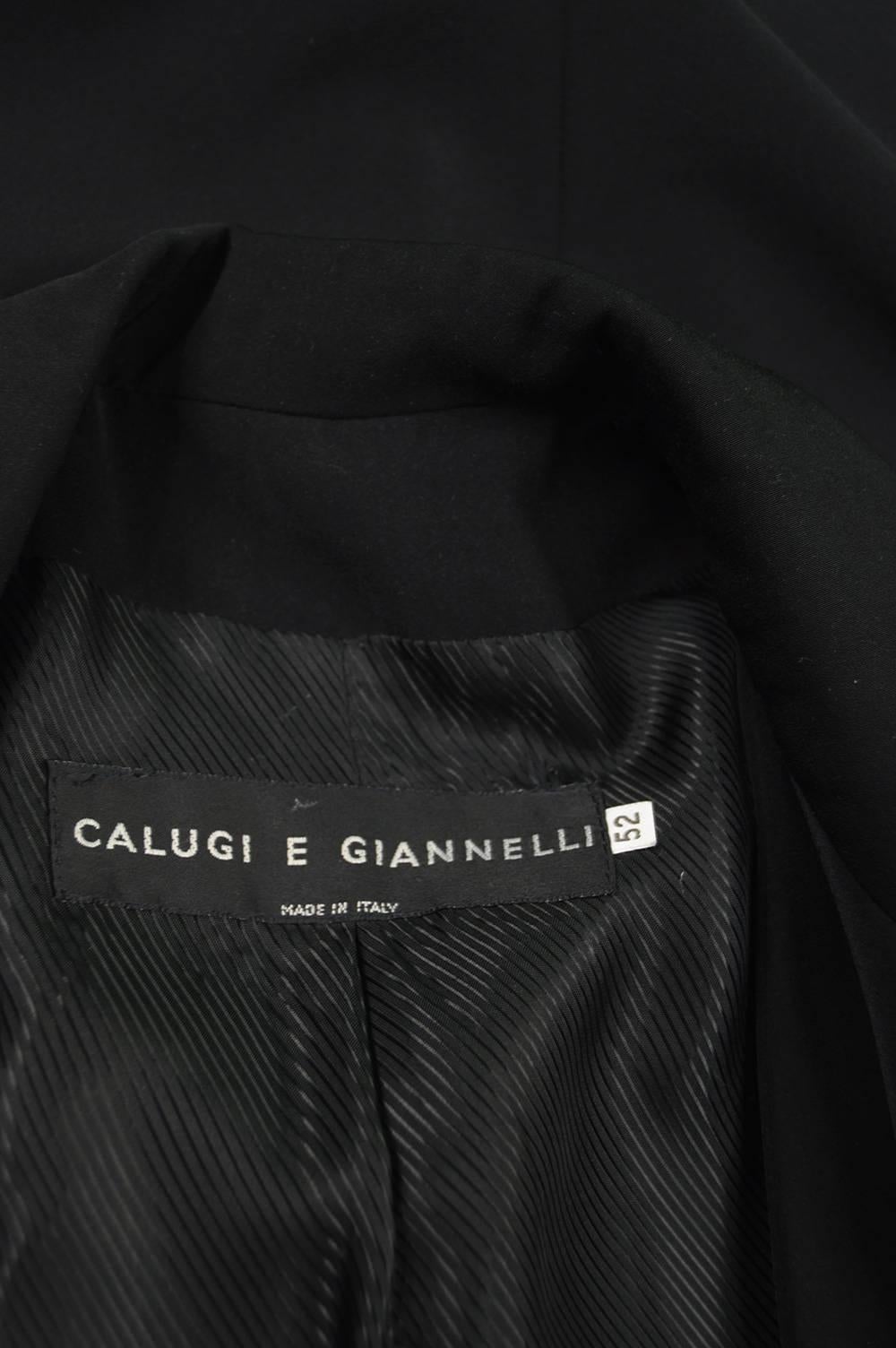 Men's Calugi e Gianelli Vintage 1980s Mens 2 Piece Suit with Built in Vest Waistcoat