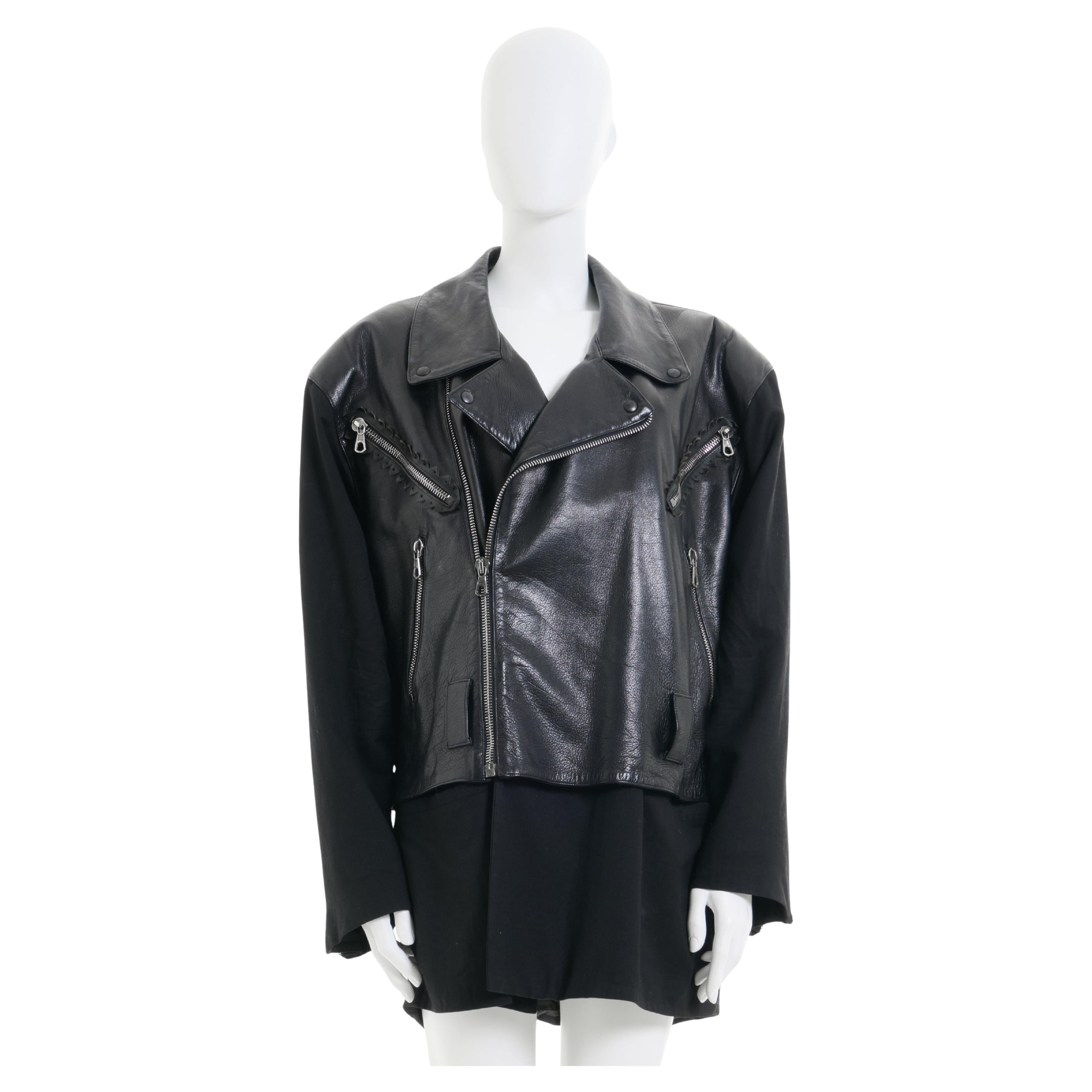 Calugi e Giannelli 90's Black Biker Jacket in vendita