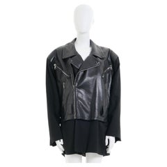 Calugi e Giannelli 90's Black Biker Jacket
