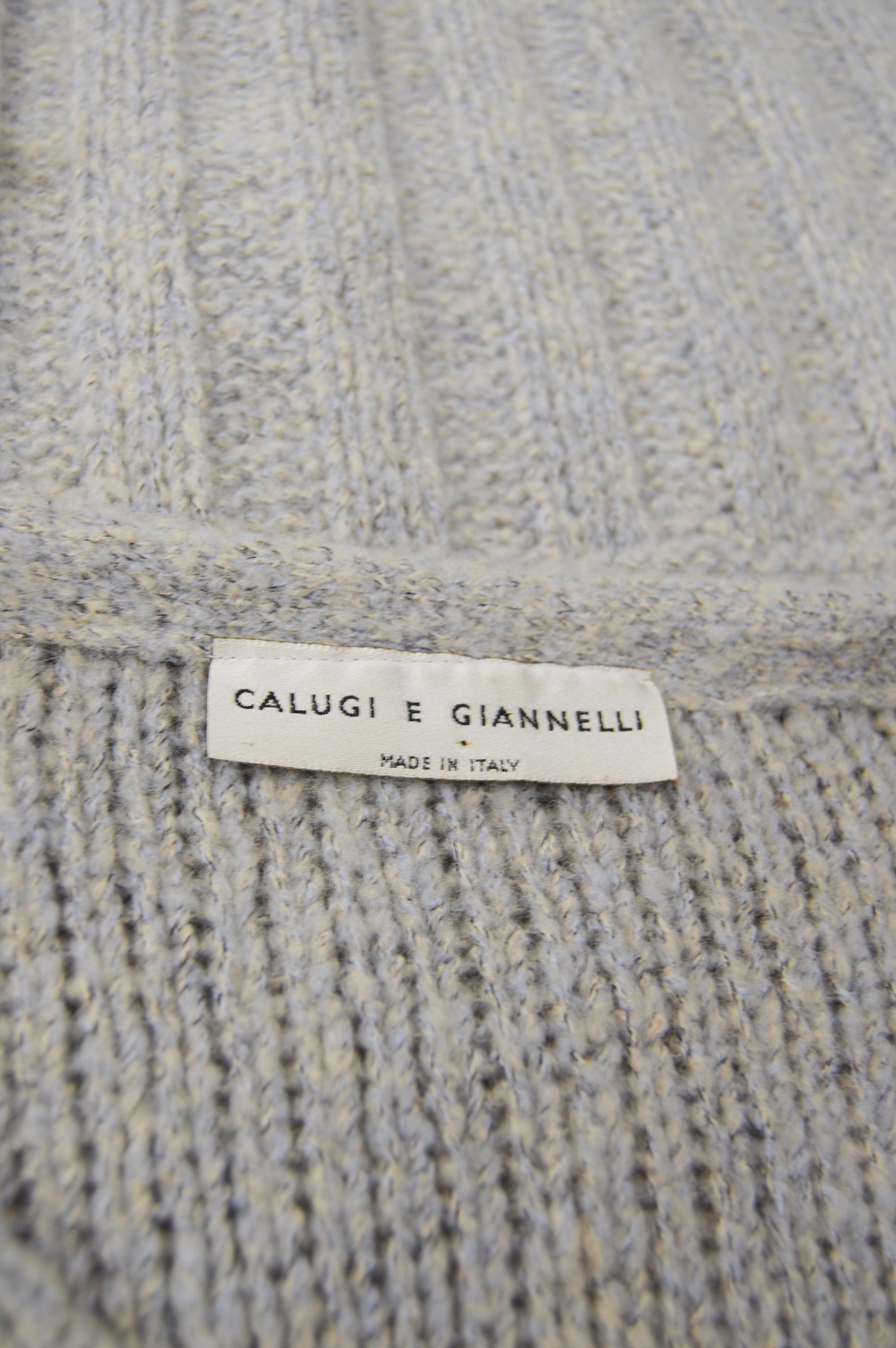 Calugi e Giannelli Vintage Mens Cable Knit Sweater  2
