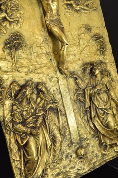 Calvary, Bronze Relief, 20th Century, After Guglielmo Della Porta