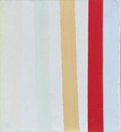 « A Stripe » Calvert Coggeshall, expressionnisme abstrait, lignes verticales rigides