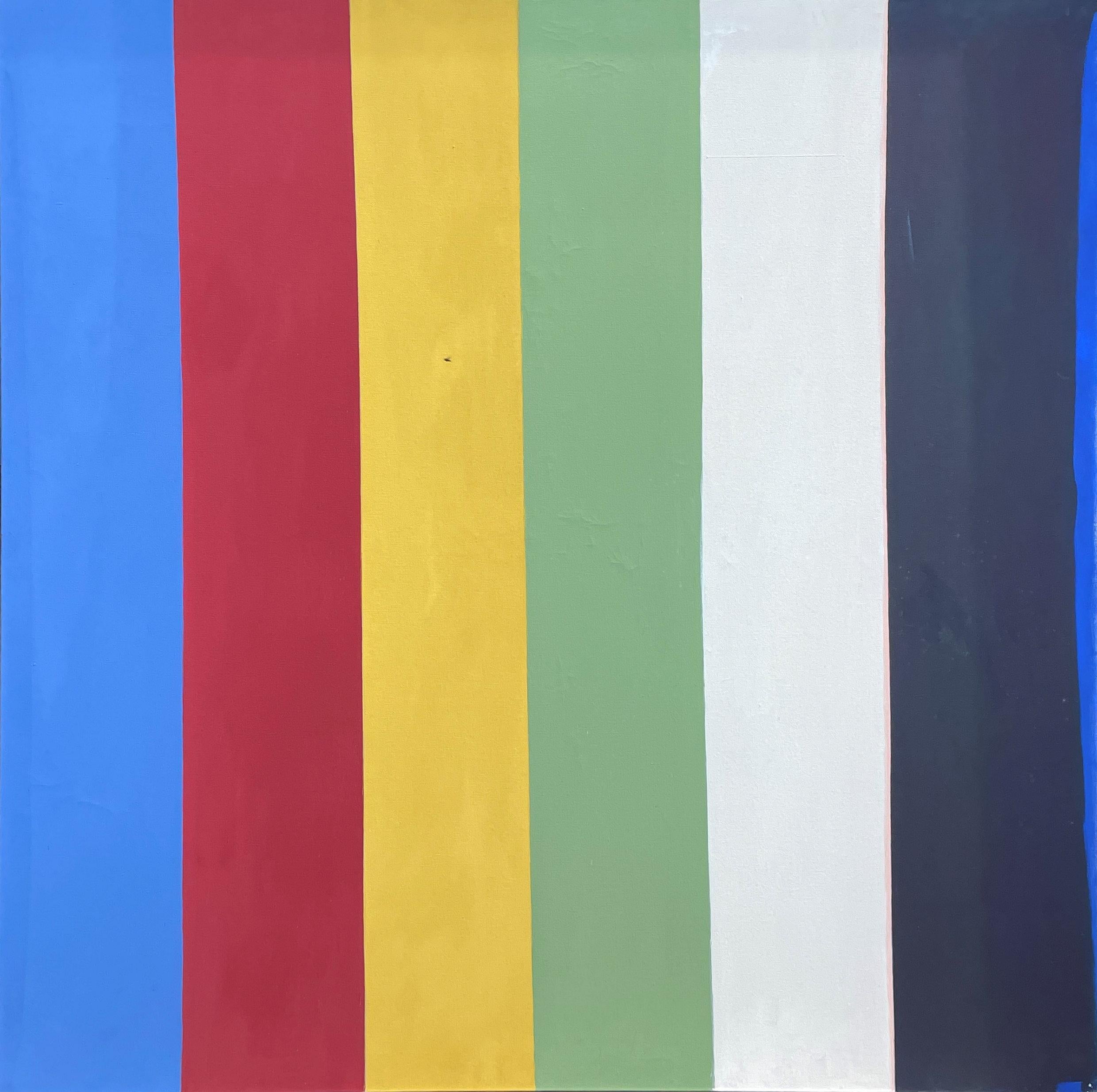 Calvert Coggeshall
Illumination, 1973
Signé, titré et daté au dos.
Acrylique sur toile
65 x 67 pouces

Calvert Coggeshall a travaillé comme peintre abstrait et décorateur d'intérieur principalement dans le Maine et à New York. De 1951 à 1978, il a