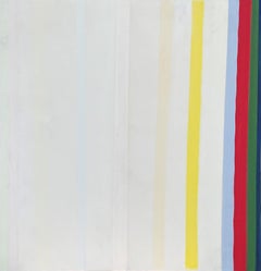 "Notes I" Calvert Coggeshall, Abstract Expressionism Hard-edge Vertical Stripes