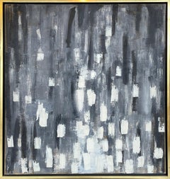 "Untitled" Calvert Coggeshall, Abstract Expressionism, Black, Grey, and White
