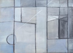 "White Night" Calvert Coggeshall, Abstract Expressionist, Geometric Abstraction