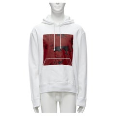 CALVIN KLEIN 205W39NYC 2018 ANDY WARHOL red Cowboy print hoodie M