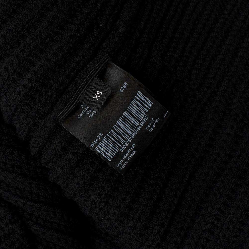 Calvin Klein 205W39NYC Black Fringed Jumper - Size XS 4