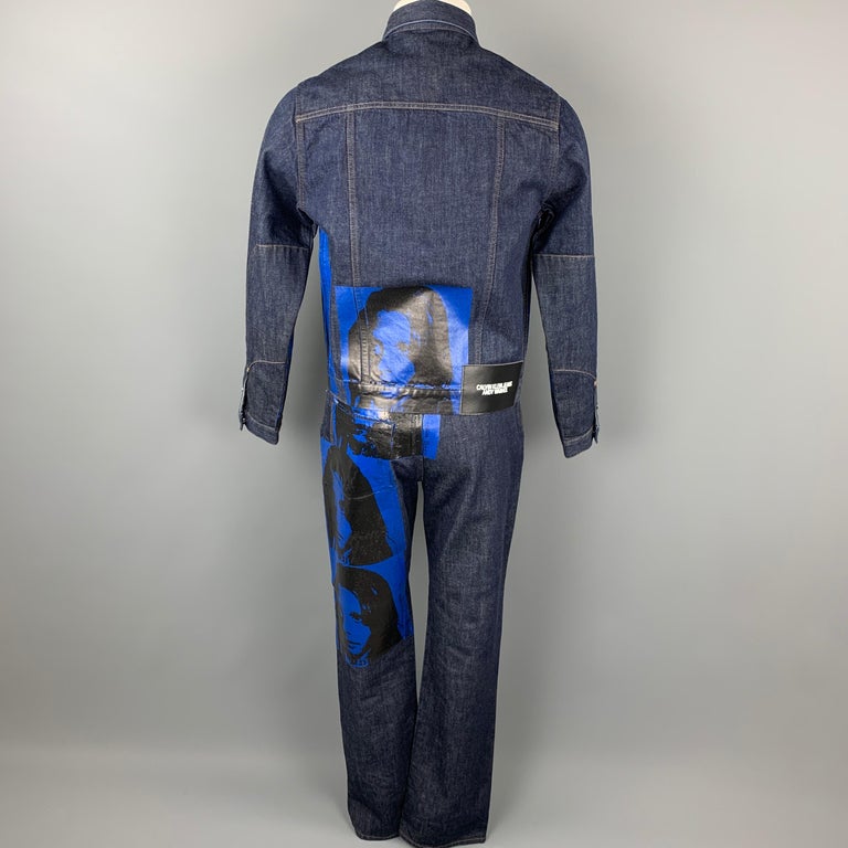 CALVIN KLEIN 205W39NYC by RAF SIMONS x Andy Warhol Size M Indigo Denim Set