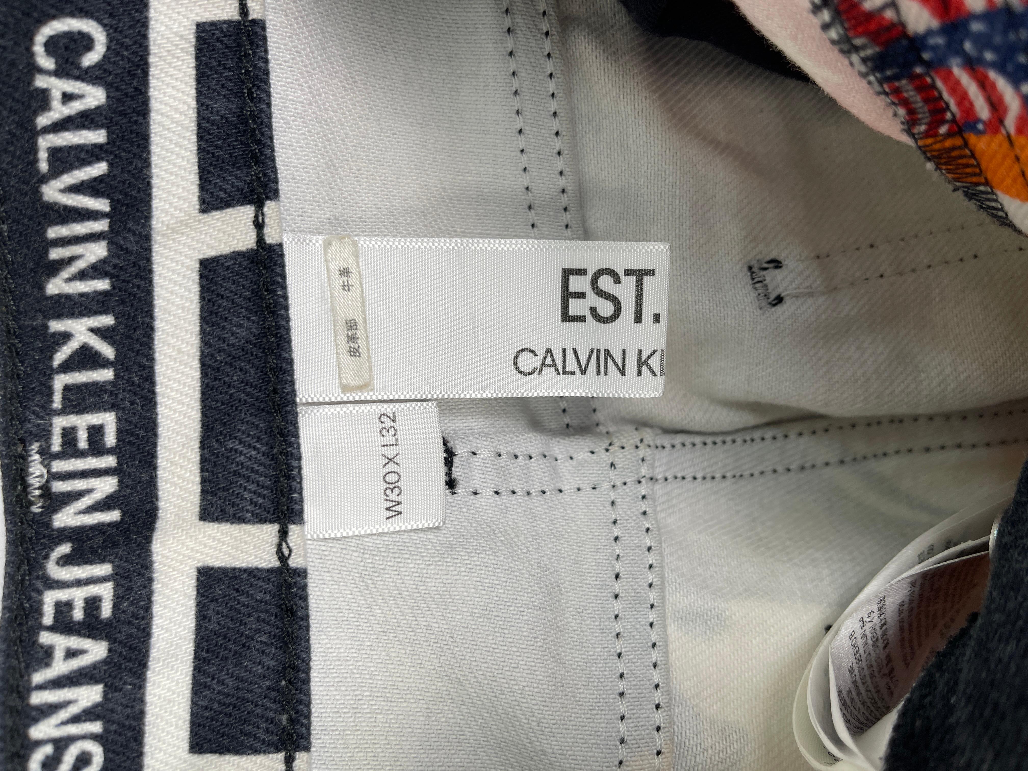Calvin Klein 205W39NYC Jean moderniste en vente 5