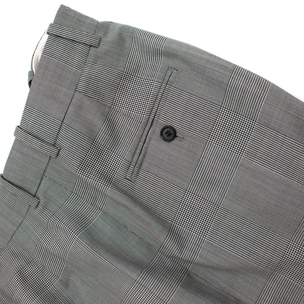 Gray Calvin Klein 205W39NYC Prince of Wales Checked Pencil Skirt US 4/IT 40/FR 36 For Sale