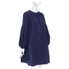 CALVIN KLEIN 205W39NYC Raf Simons polyester bishop sleeve muumuu dress IT38 XS