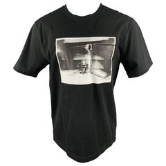 CALVIN KLEIN 205W39NYC x ANDY WARHOL Taille M T-shirt noir en coton graphique