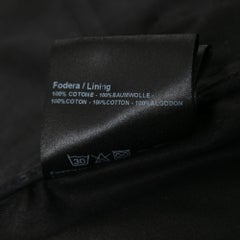 Calvin Klein Black Cotton Reflective Fireman Jacket