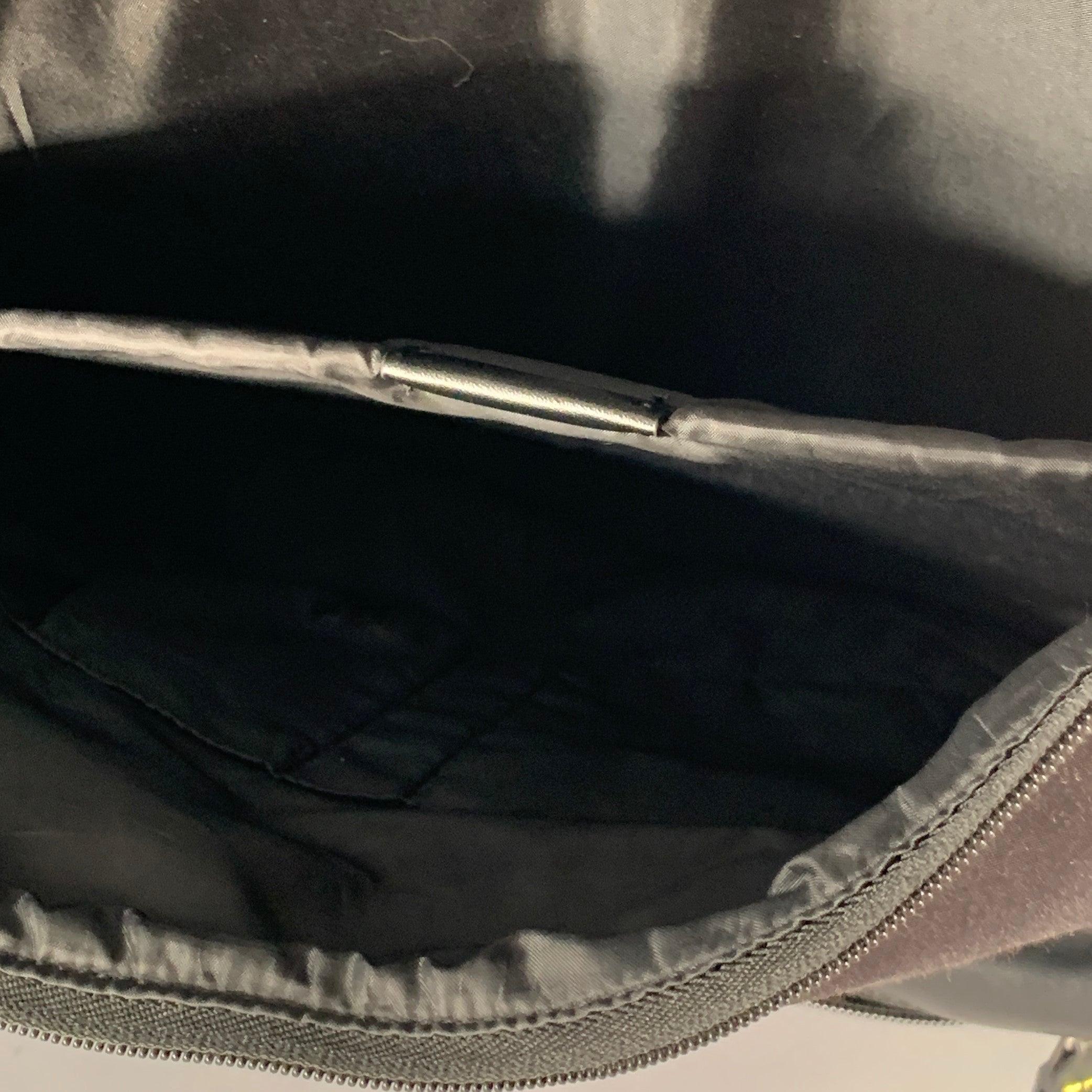 CALVIN KLEIN Bolsa mochila de nailon negro en venta 5