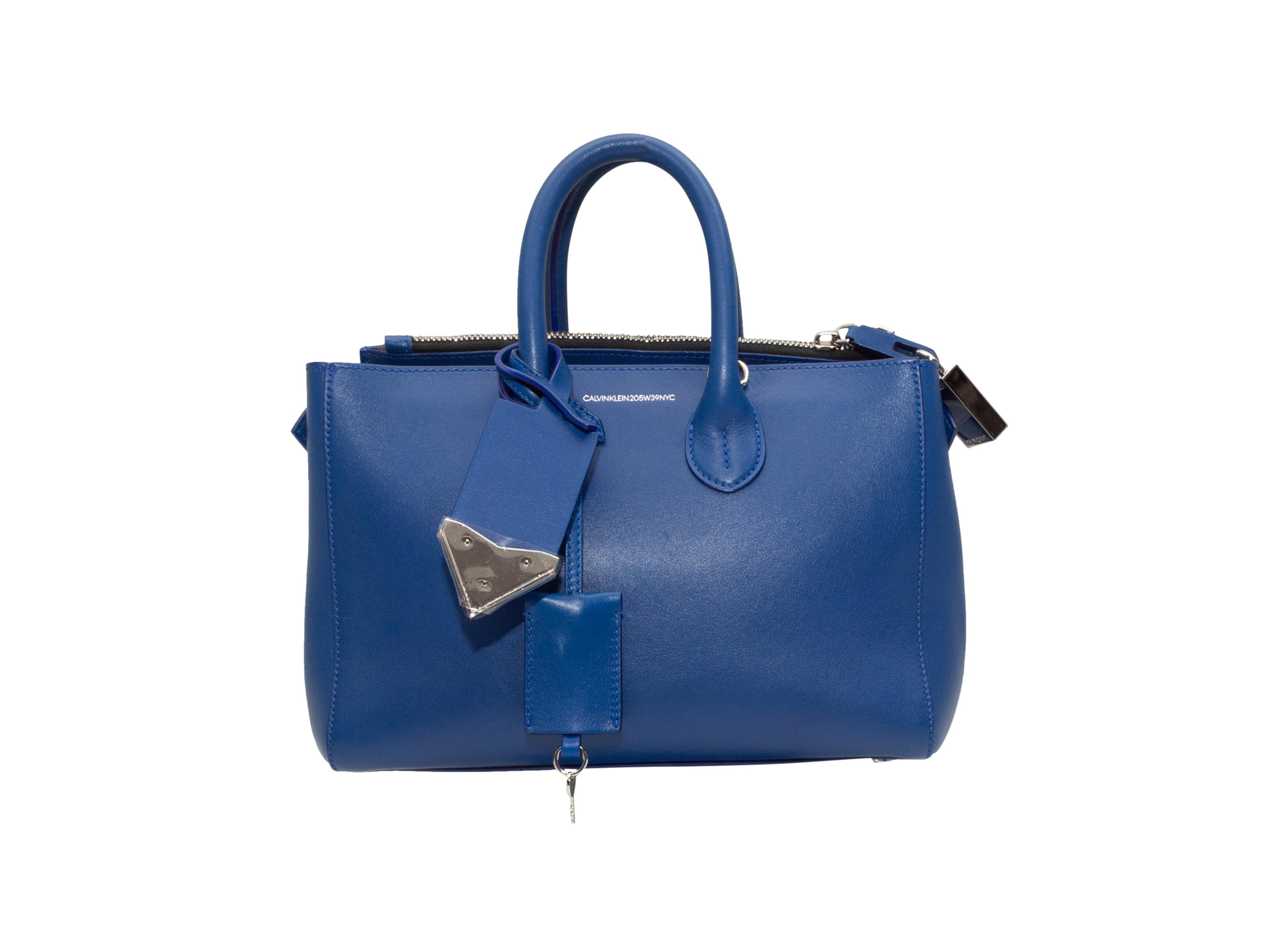 calvin klein blue handbag