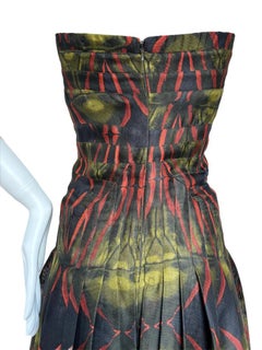 Calvin Klein Collection 2003 Vintage Runway Strapless Dress