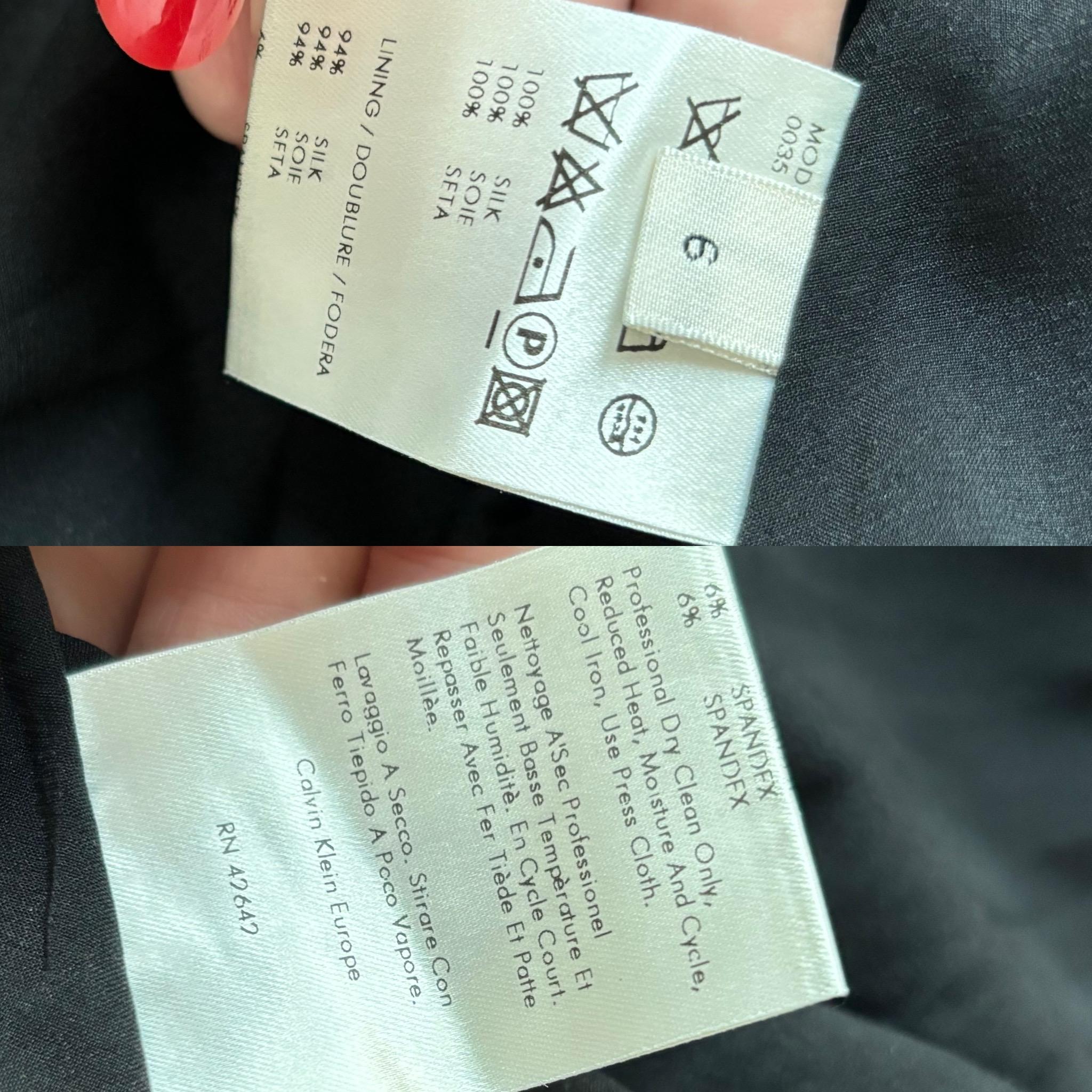 Calvin Klein Collection 2003 Vintage Runway Strapless Dress 2