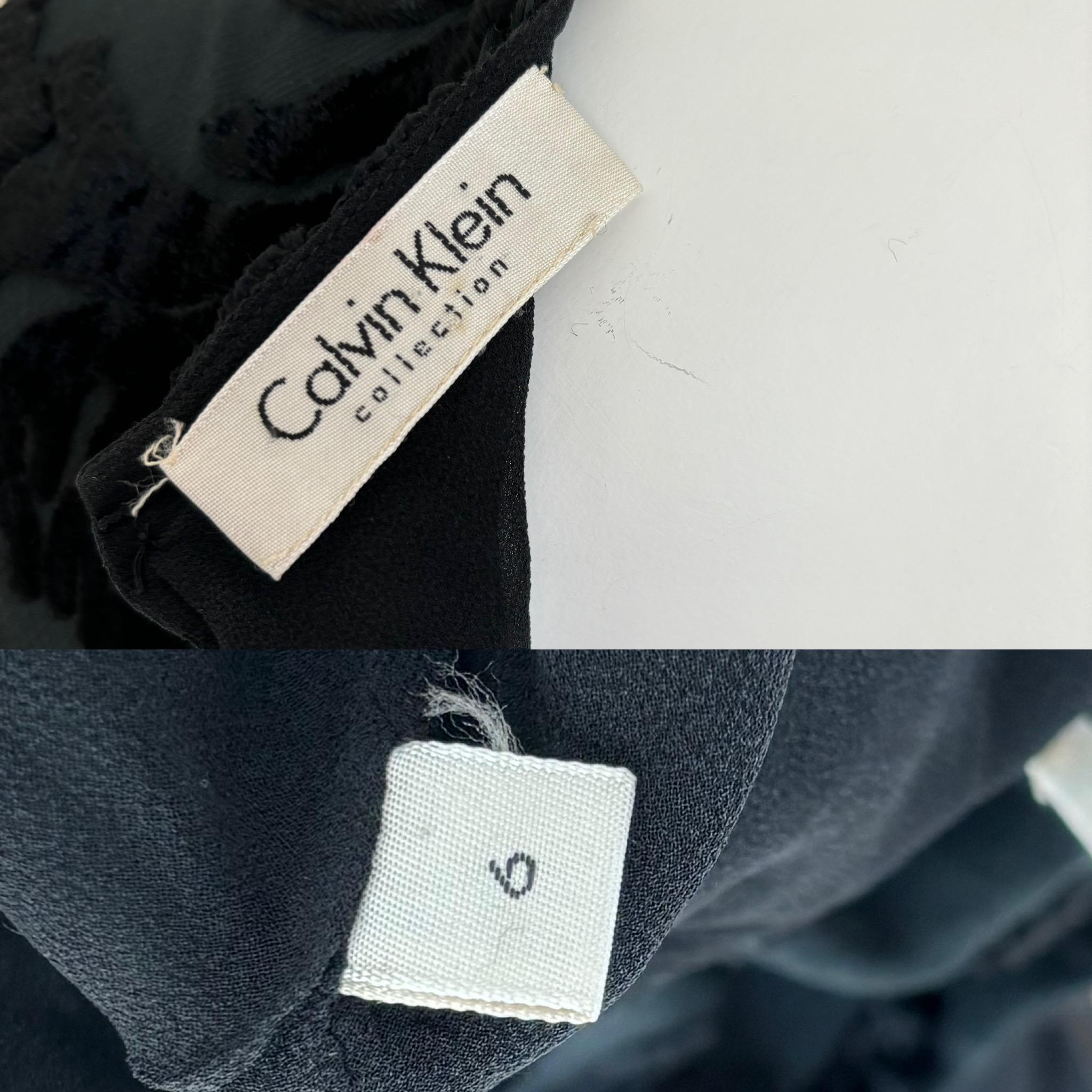 Women's CALVIN KLEIN COLLECTION 90's Vintage Evening Gown Maxi Dress