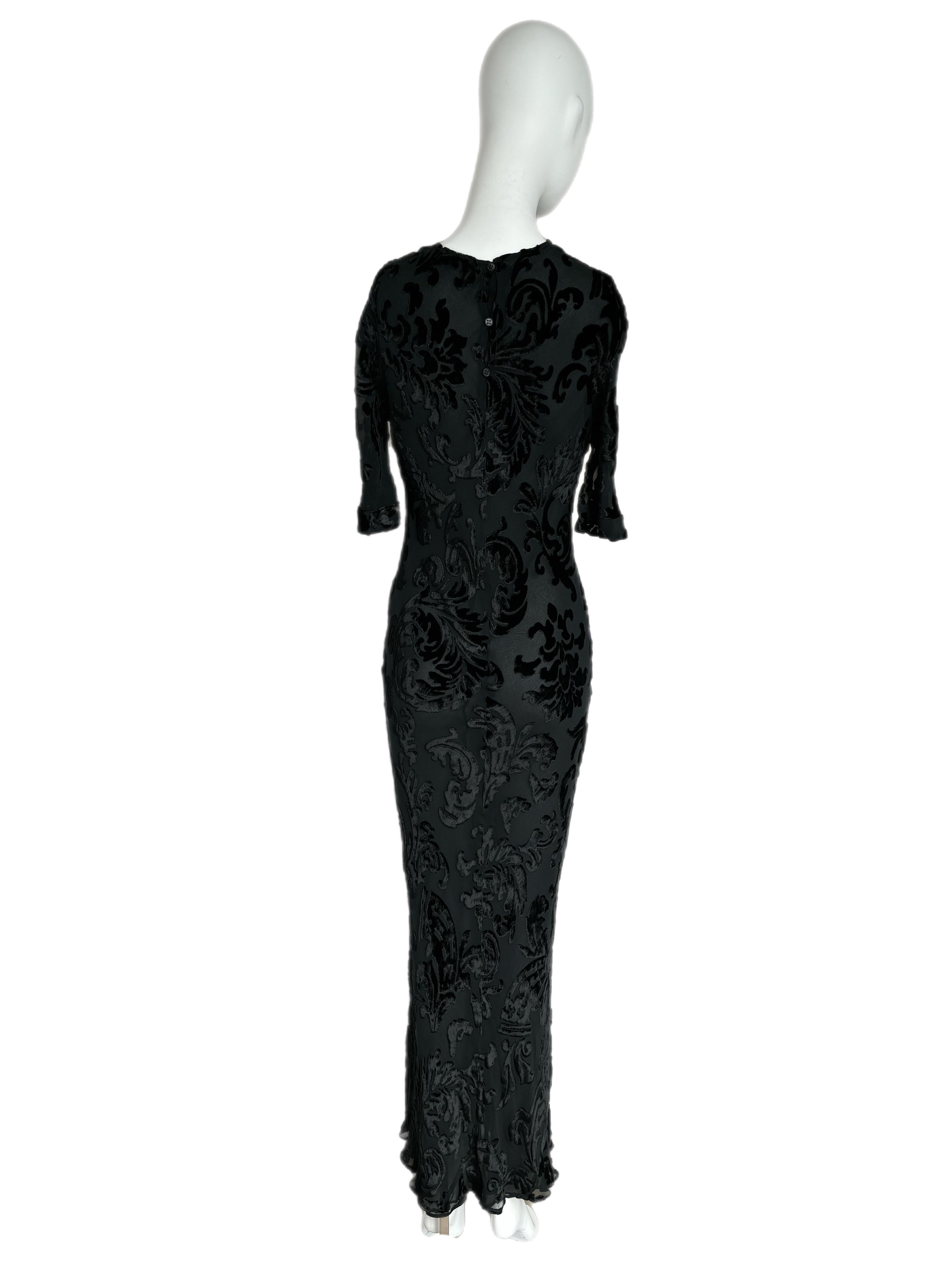CALVIN KLEIN COLLECTION 90's Vintage Evening Gown Maxi Dress 3