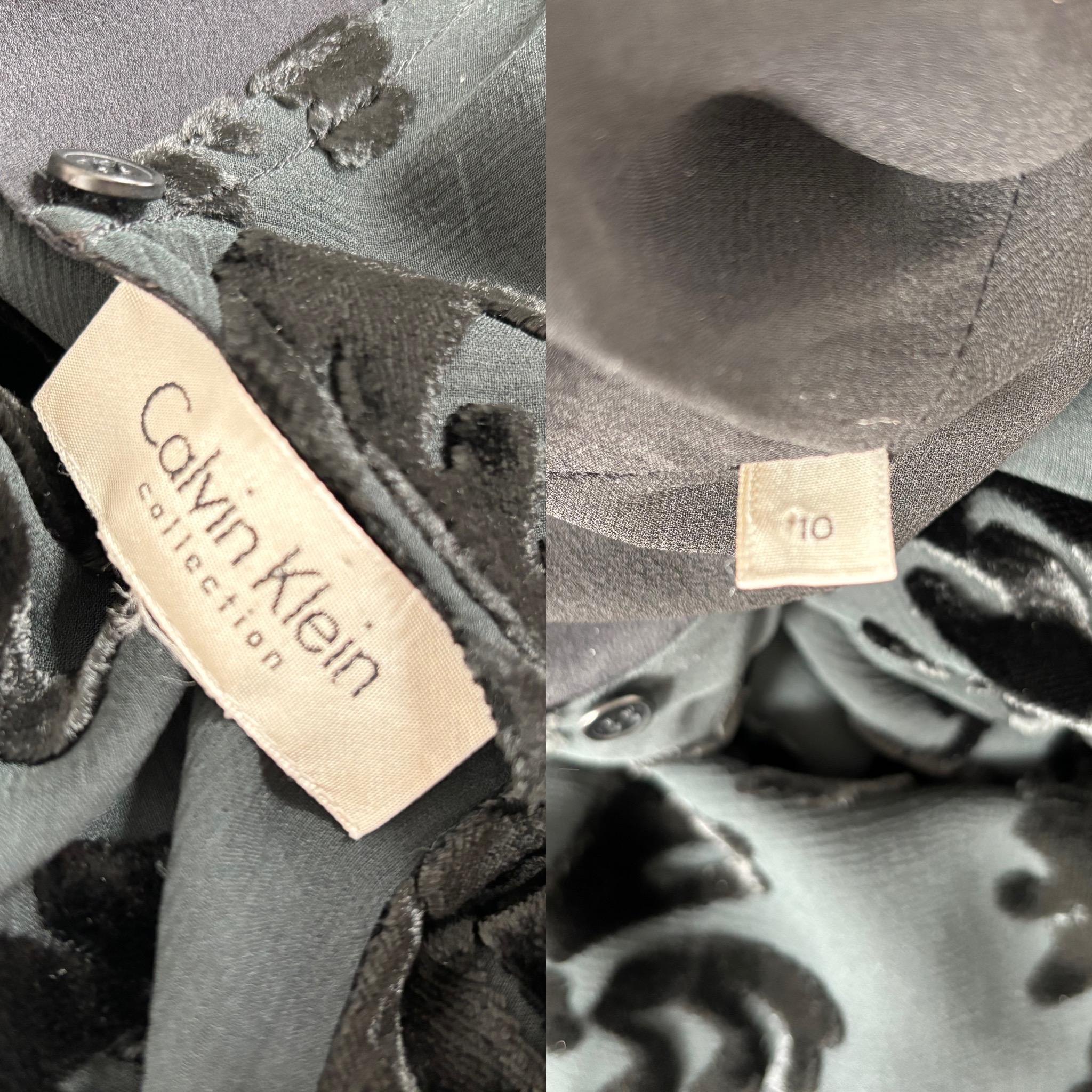 CALVIN KLEIN COLLECTION 90's Vintage Evening Gown Maxi Dress 4