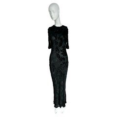 CALVIN KLEIN COLLECTION 90's Vintage Evening Gown Maxi Dress