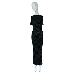 CALVIN KLEIN COLLECTION 90's Vintage Evening Gown Maxi Dress