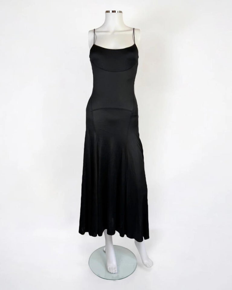 Calvin Klein Collection Black Contoured Dress, SS 2003 at 1stDibs