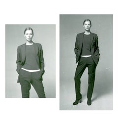 Calvin Klein Collection by Calvin Vintage 1990s Maßgeschneiderter Nadelstreifenanzug