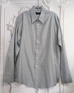 Camisa de vestir de cachemira y seda Calvin Klein Collection