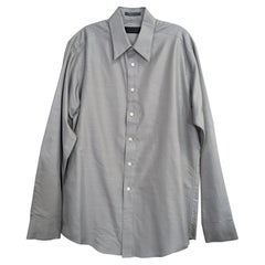 Camisa de vestir de cachemira y seda Calvin Klein Collection