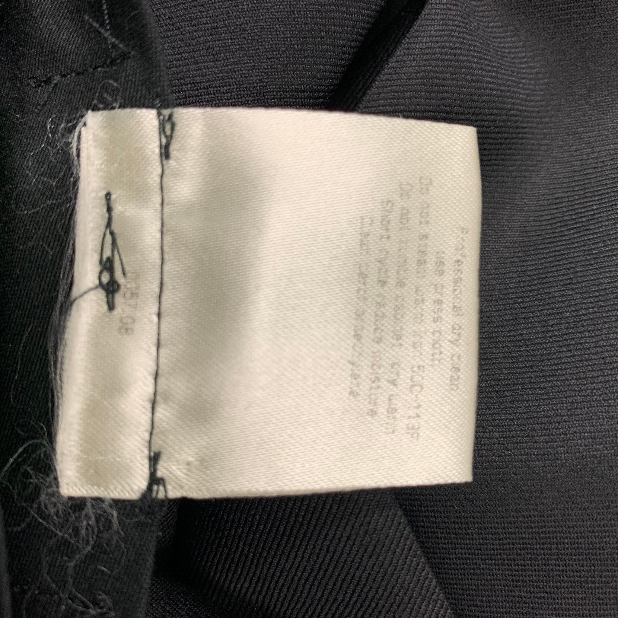 Calvin Klein Collection Taille 38 Tuxedo noir en laine unie avec revers à visière 32 32 en vente 7