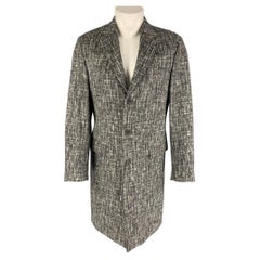 CALVIN KLEIN COLLECTION Size 38 Gray Angora Wool Coat