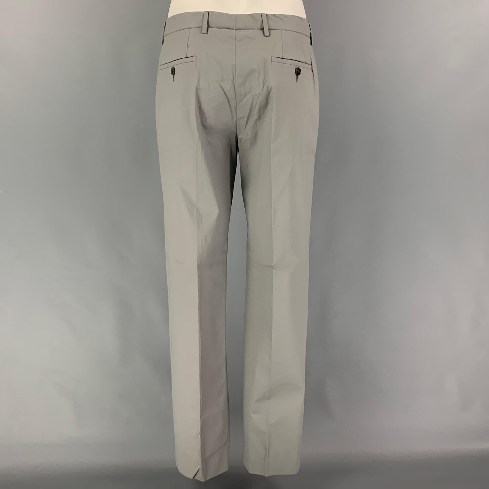 CALVIN KLEIN COLLECTION Size 38 Grey Polyurethane Polyester Suit 2