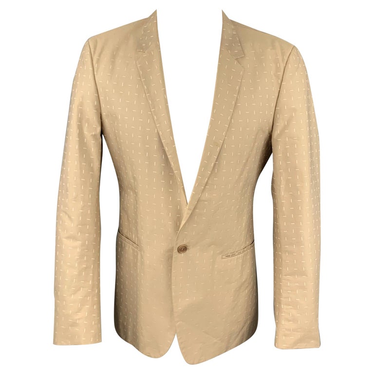 CALVIN KLEIN COLLECTION Size 38 Khaki Print Cotton Sport Coat For Sale at  1stDibs | calvin klein sports coats, calvin klein sport coats, khaki sport  coat