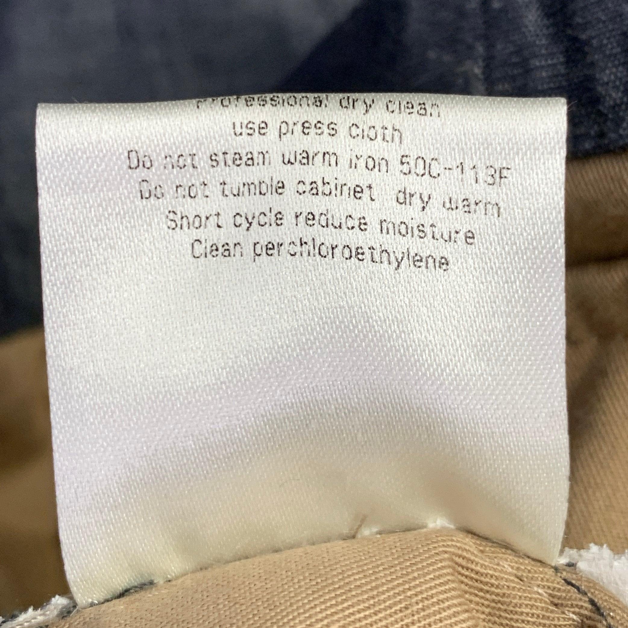 Calvin Klein Collection Taglia 40 Abito grigio carbone in misto cotone e lino in vendita 6