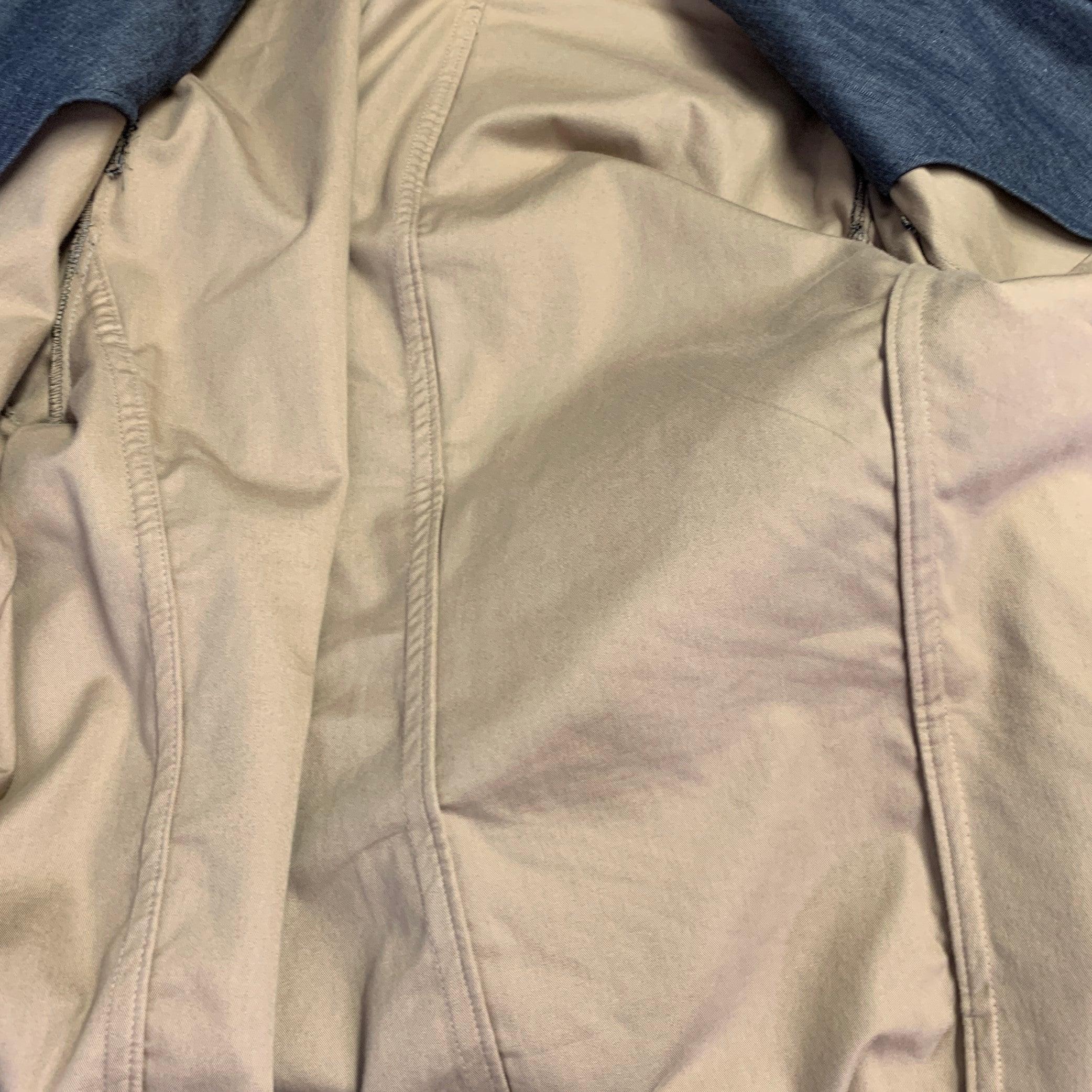 Calvin Klein Collection Taglia 40 Abito grigio carbone in misto cotone e lino in vendita 3