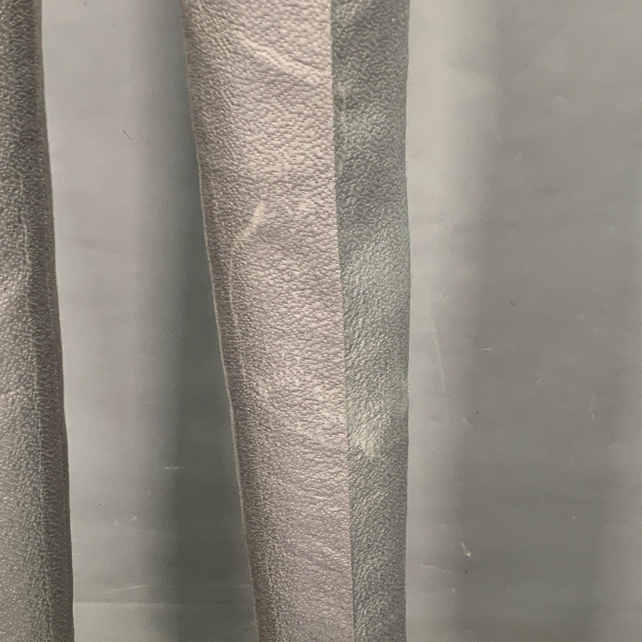 Calvin Klein Collection Taille 40 Costume gris métallisé en coton mélangé avec revers à pointe en vente 3