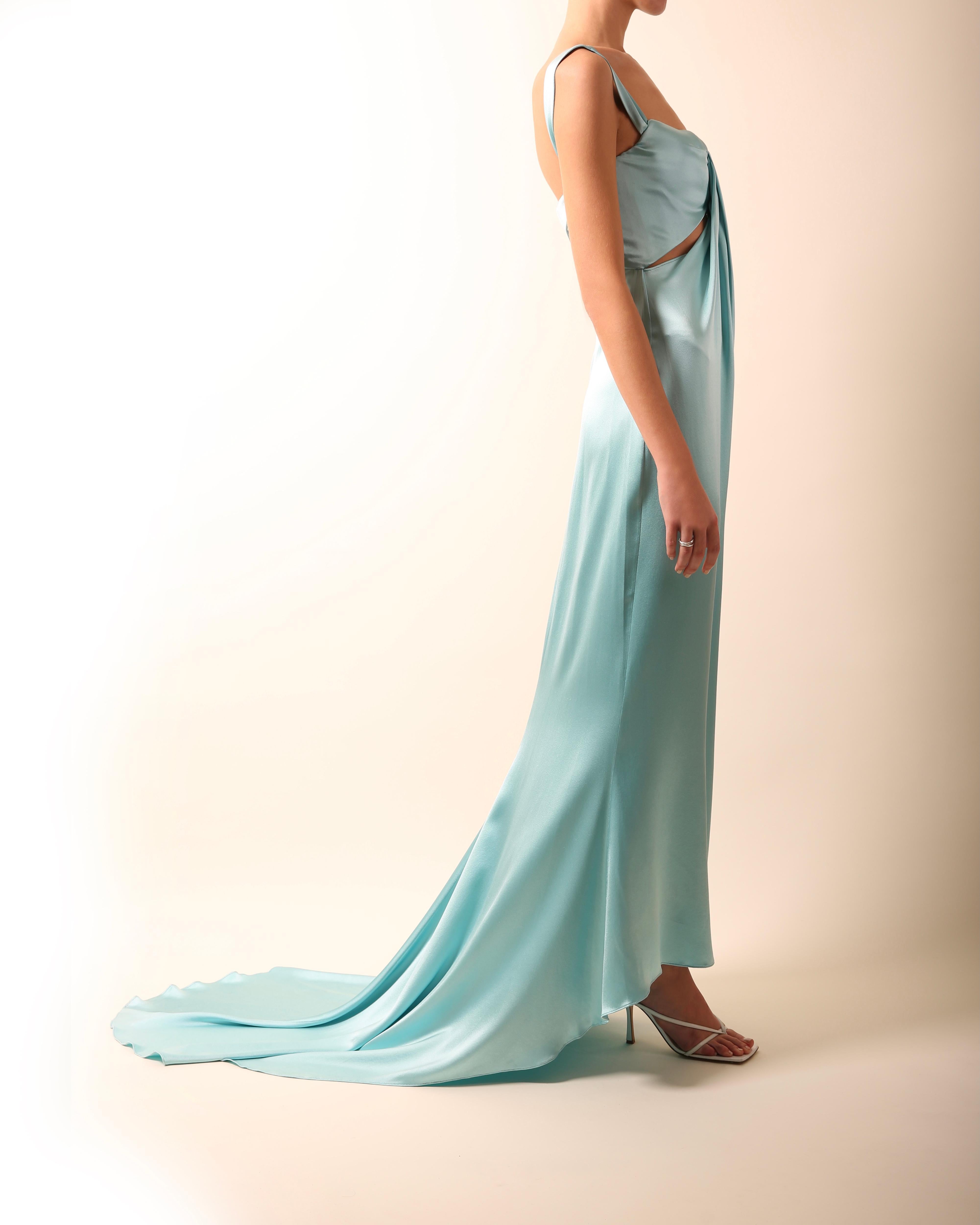 turquoise corset dress