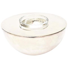Glass Sheffield and Silverplate