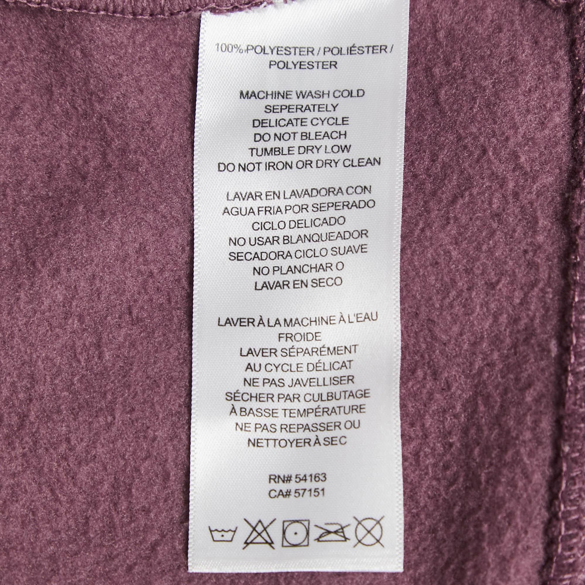 De las mujeres Calvin Klein Chaqueta de rendimiento de forro polar sintético morado claro XL en venta