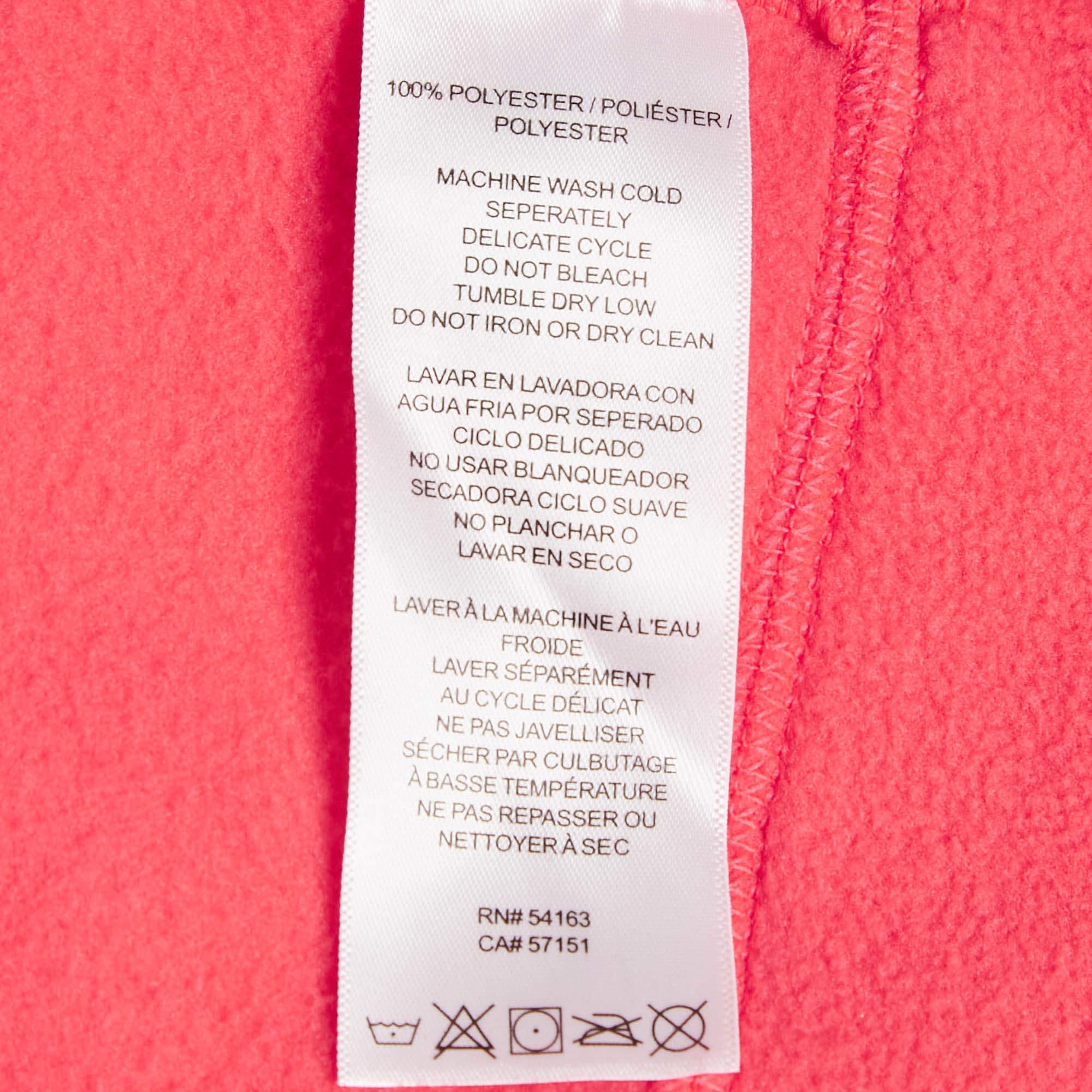 Donna Calvin Klein Giacca Performance in pile sintetico rosa neon XXL in vendita