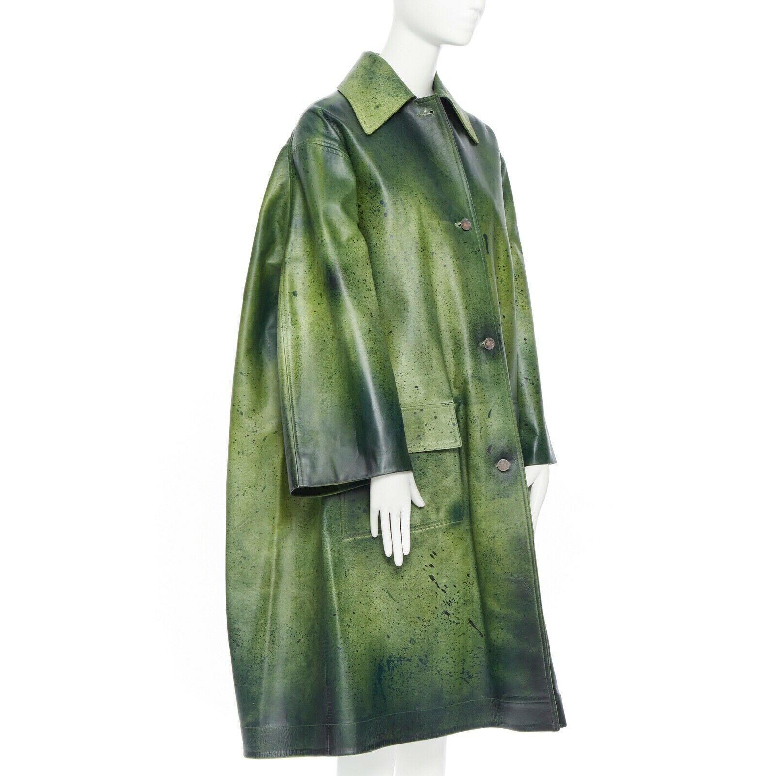 raf simons green jacket