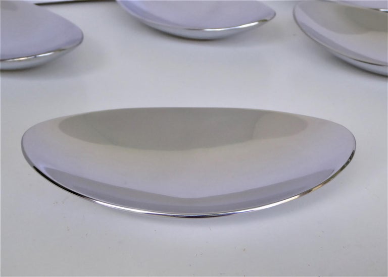 Calvin Klein Solar Platinum Hand Polished Metal 8 Boat Shaped Vessels at  1stDibs | calvin klein plates