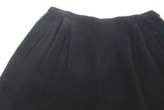 Pantalon long à taille haute et jambes larges pour femme Calvin Klein, en mousseline de laine doublée